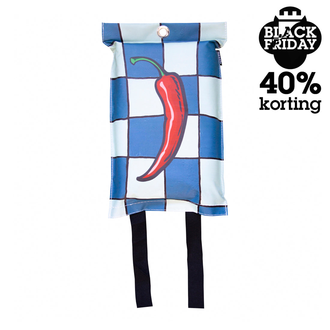 Blusdeken Naaais Rode Peper│Fire Blanket│art. FB01PEP│Black Friday 40% Korting