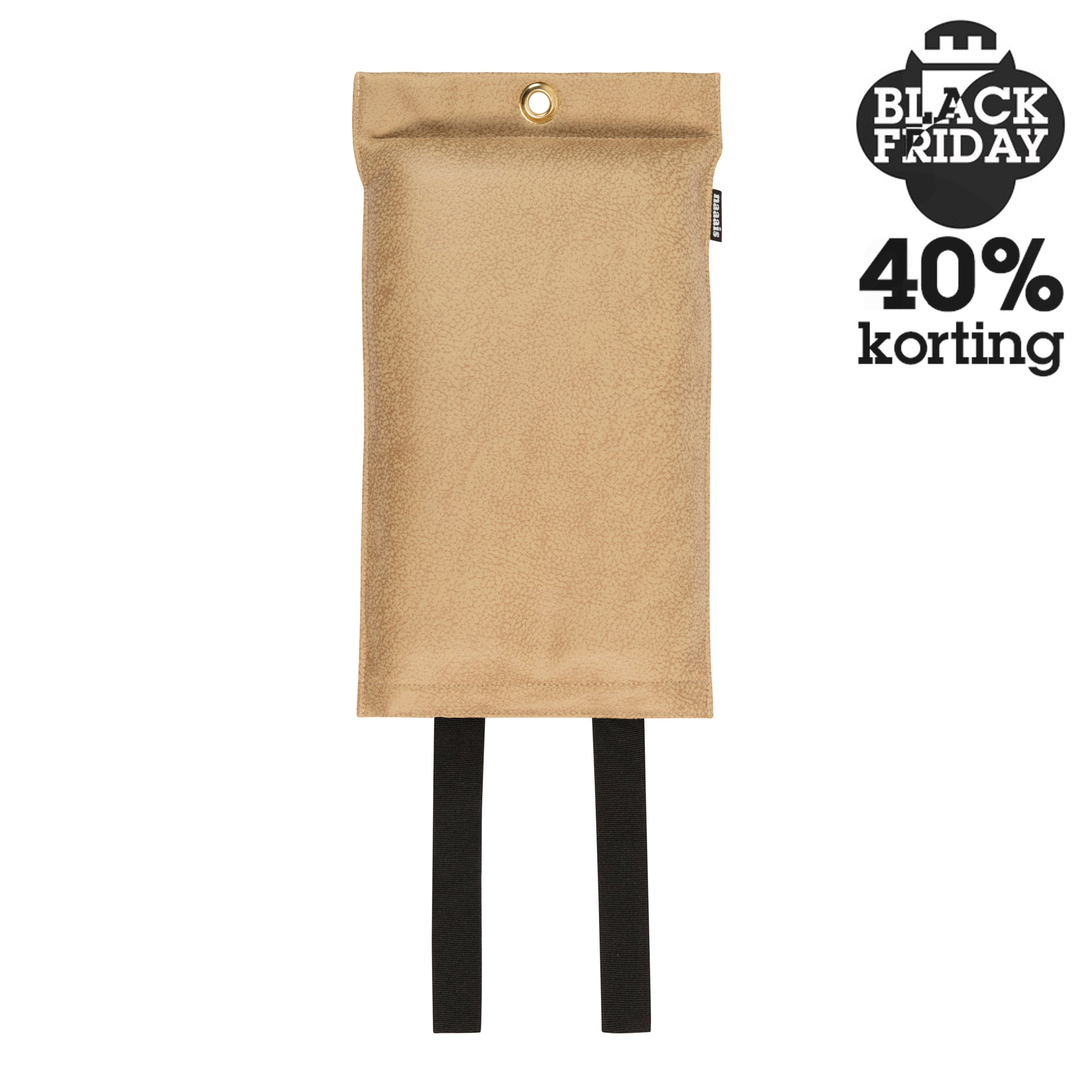 Blusdeken Vegan Caramel Naaais│Fire Blanket Kunstleer│art. FB02CAR│Black Friday 40% Korting