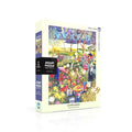 Puzzel The New Yorker│Flower Garden│New York Puzzle Company│art. NPZNY1953│verpakking staand met witte achtergrond