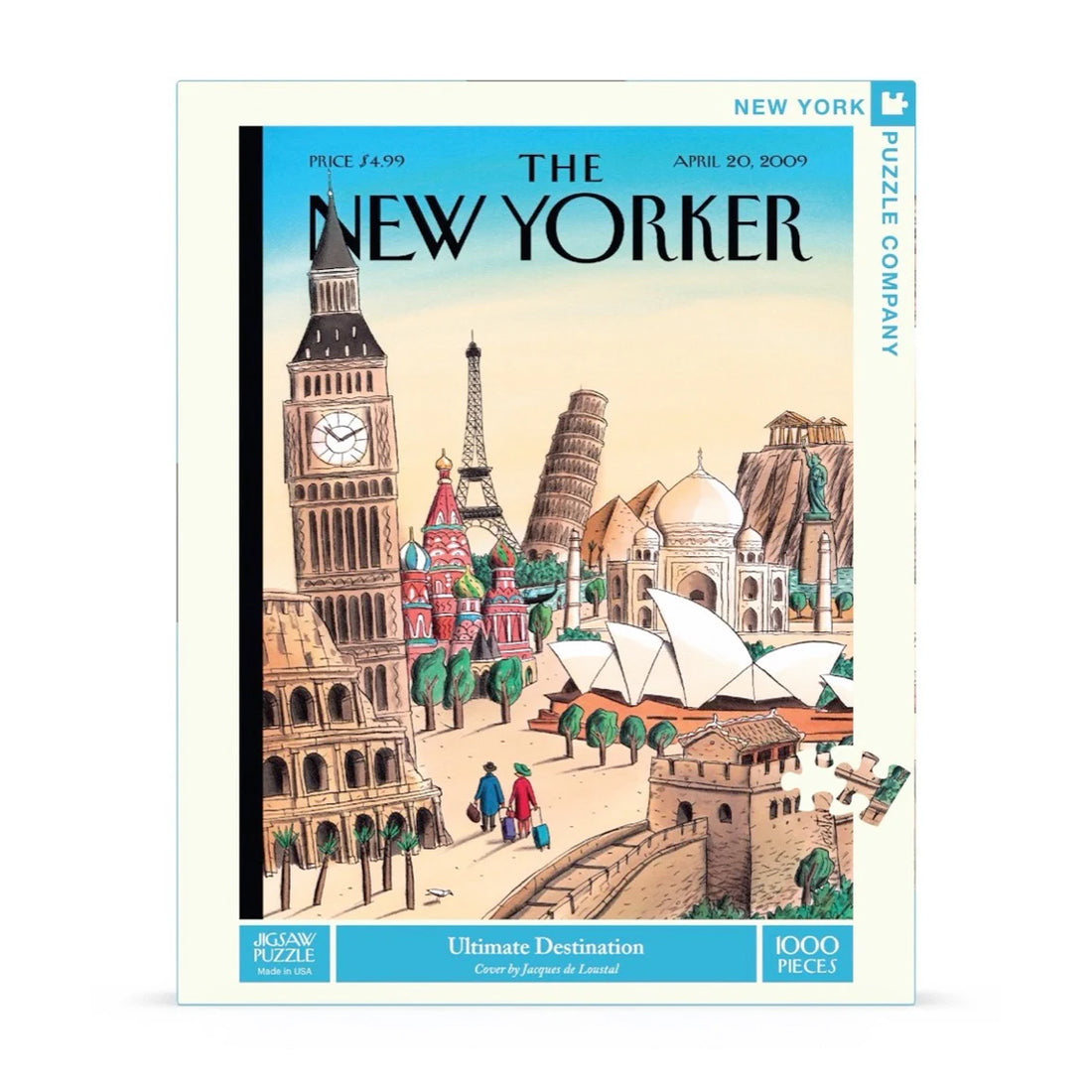 Puzzel Ultimatte Destination│New york Puzzle Company│art. NY024│vooraanzicht schuin