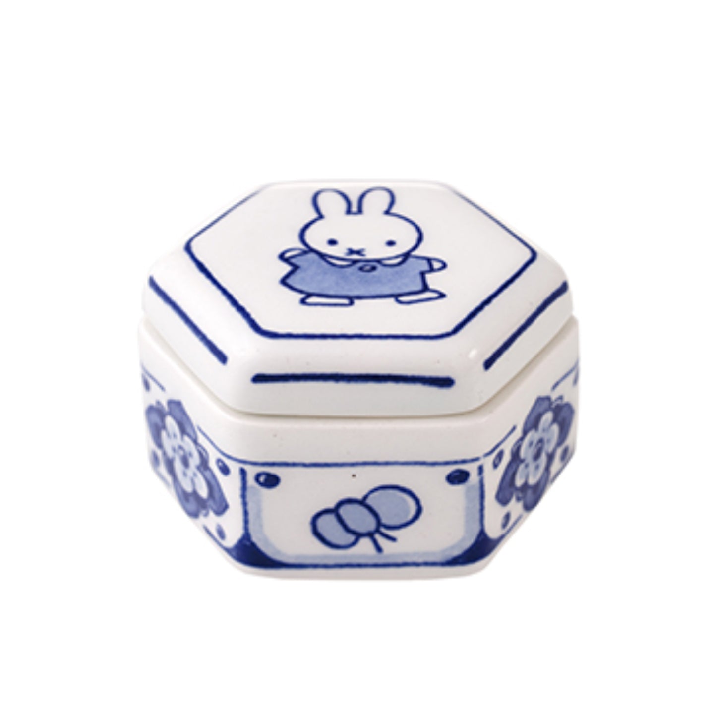 Nijntje Tandendoosje Delfts Blauw│Royal Delft│art. 46200600│voorkant schuin bovenaanzicht