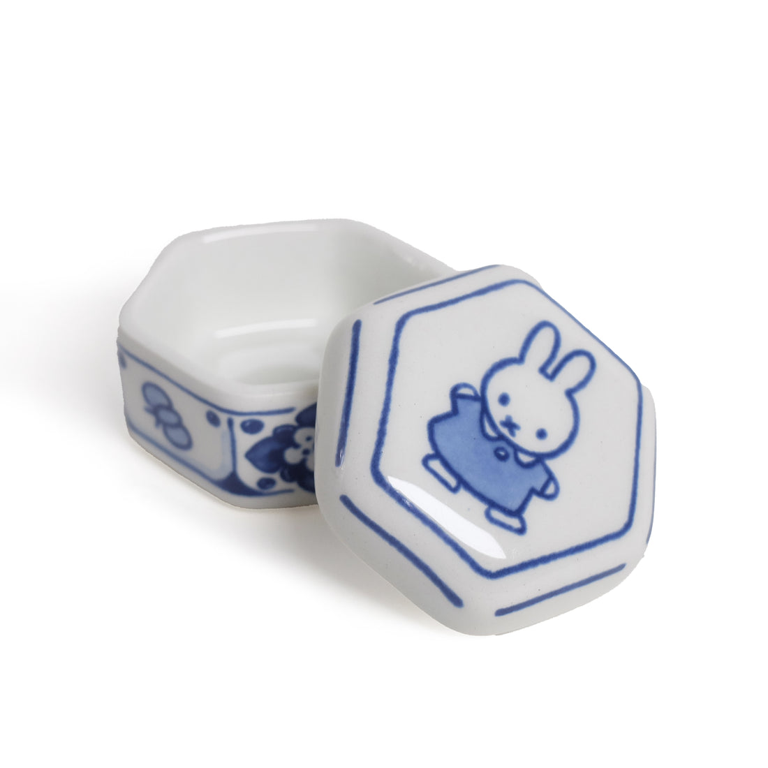 Nijntje Tandendoosje Delfts Blauw│Royal Delft│art. 46200600│deksel leunend op doosje