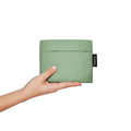 Notabag Olive│art. NB-O-OE5│opgevouwen als pouch