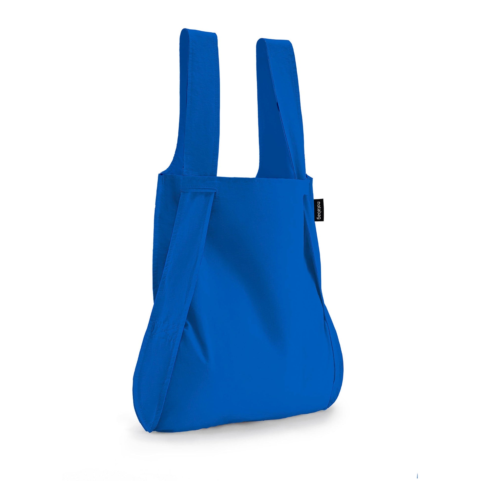 Notabag Royal Blue als Shopper-Tasche vor weißem Hintergrund