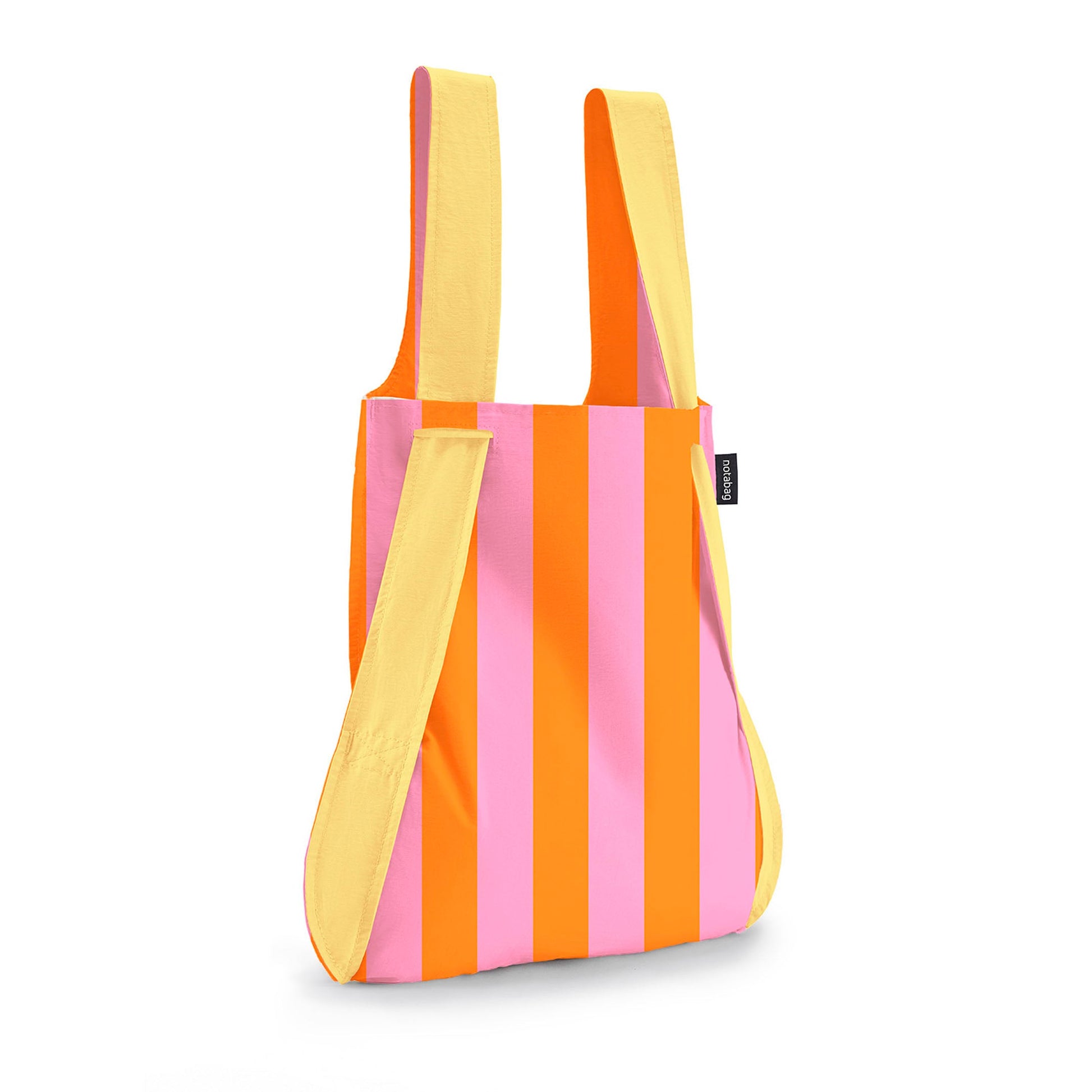 Notabag Vanilla Stripes as a shopper bag against a white background