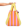 Notabag Vanilla Stripes shopper bag held in the hand