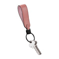 Obitkey Loop Roze│Sleutelhanger Leer│art. PLK1-CCY-101│voorkant schuin met sleutels en witte achtergrond