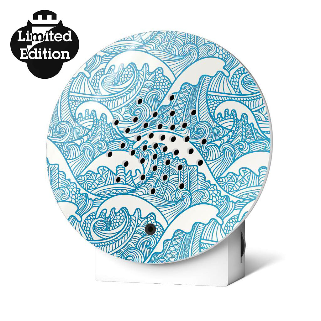 Oceanbox Limited Edition Azure Sea Art│Relaxound│art. 11OBX0301013│voorkant met witte achtergrond