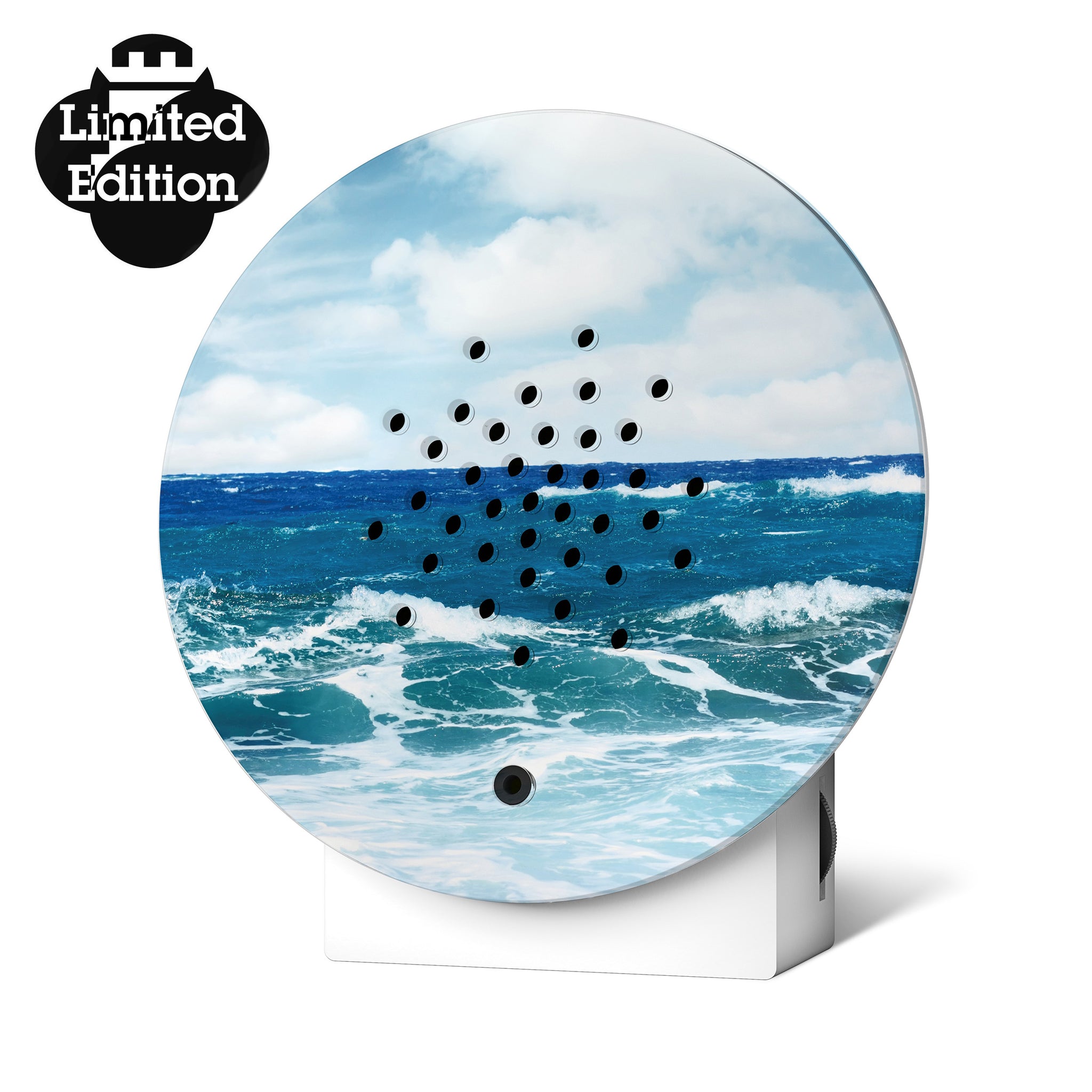 Oceanbox Limited Edition Blue Atlantic│Relaxound art. 11OBX0301011│vooraanzicht met witte achtergrond
