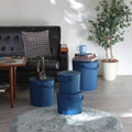 Opbergemmer Omnioutil Medium Grijs│Hachiman│art. 235798│diverse blauwe maten in huiskamer