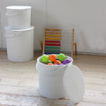 Opbergemmer Omnioutil Large Wit│Hachiman│art. 228820│diverse maten met speelgoed