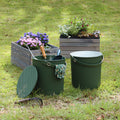 Opbergemmer Omnioutil Large Wit│Hachiman│art. 228820│groene versie me tuingereedschap
