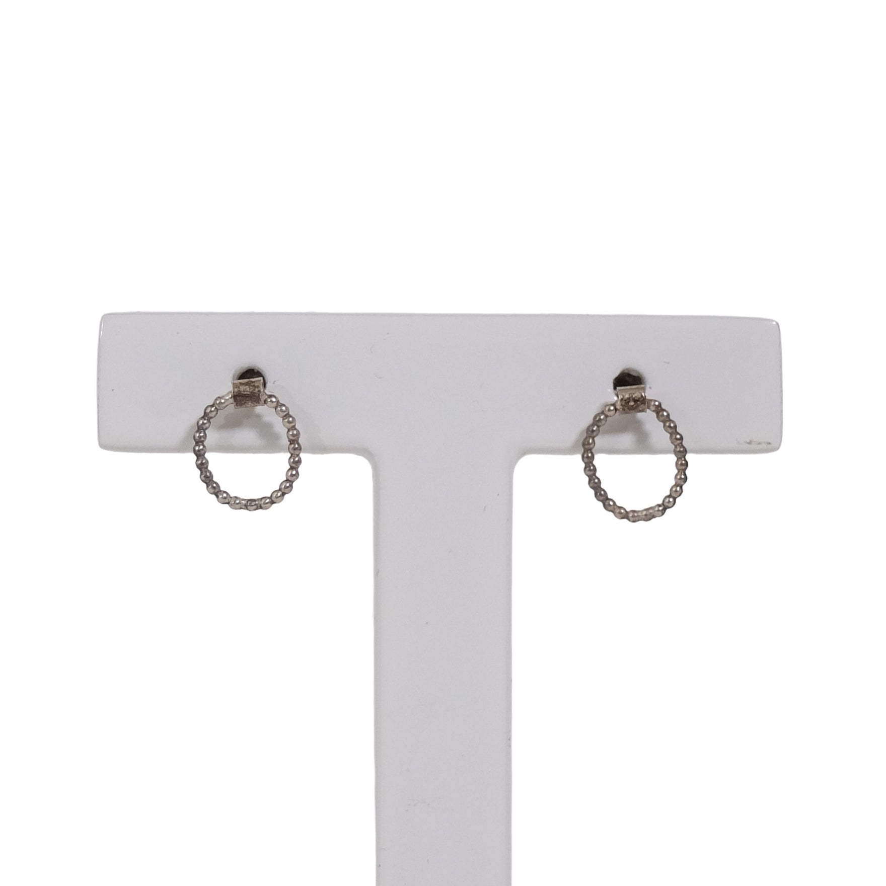 Oorbellen Petit Pois│Eva Schreuder│vooraanzicht op houder