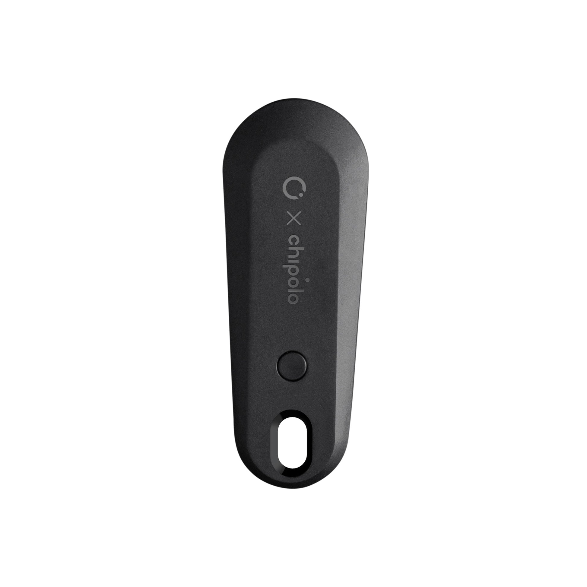 Orbitkey x Chipolo Tracker V2 Black│art. TBT2-BLK-104│bovenaanzicht zonder koord
