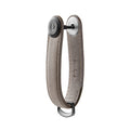 Orbitkey Crazy Horse Leather Driftwood│art. KCH2-DFW-101│zijaanzicht schuin zonder sleutels