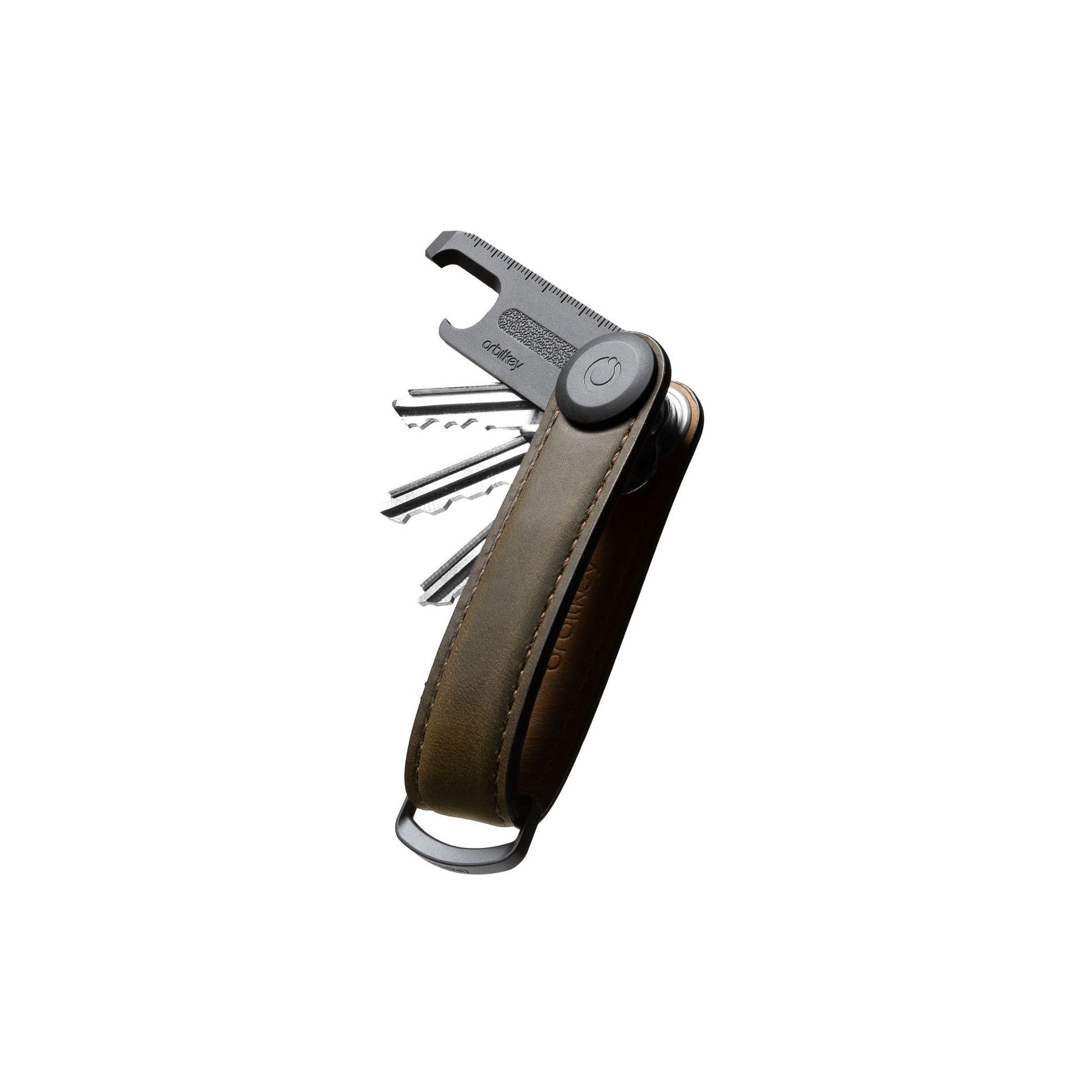 Orbitkey Gift Set Crazy Horse Oak-Brown+Multi-Tool│art. GCH2-OBR-201│met opengevouwen sleutels