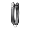 Orbitkey Sleutelhouder Hybrid leather Black│art. KHL3-BLK-111│voorkant schuin zonder sleutels