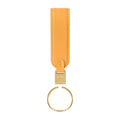 Orbitkey Loop Oranje│Sleutelhanger Leer│art. PLK1-OGE-101│voorkant met losse ring