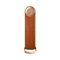 Orbitkey Pebbled Leather Amber│Sleutelhouder│art. KPB2-AMB-101│voorkant met witte achtergrond