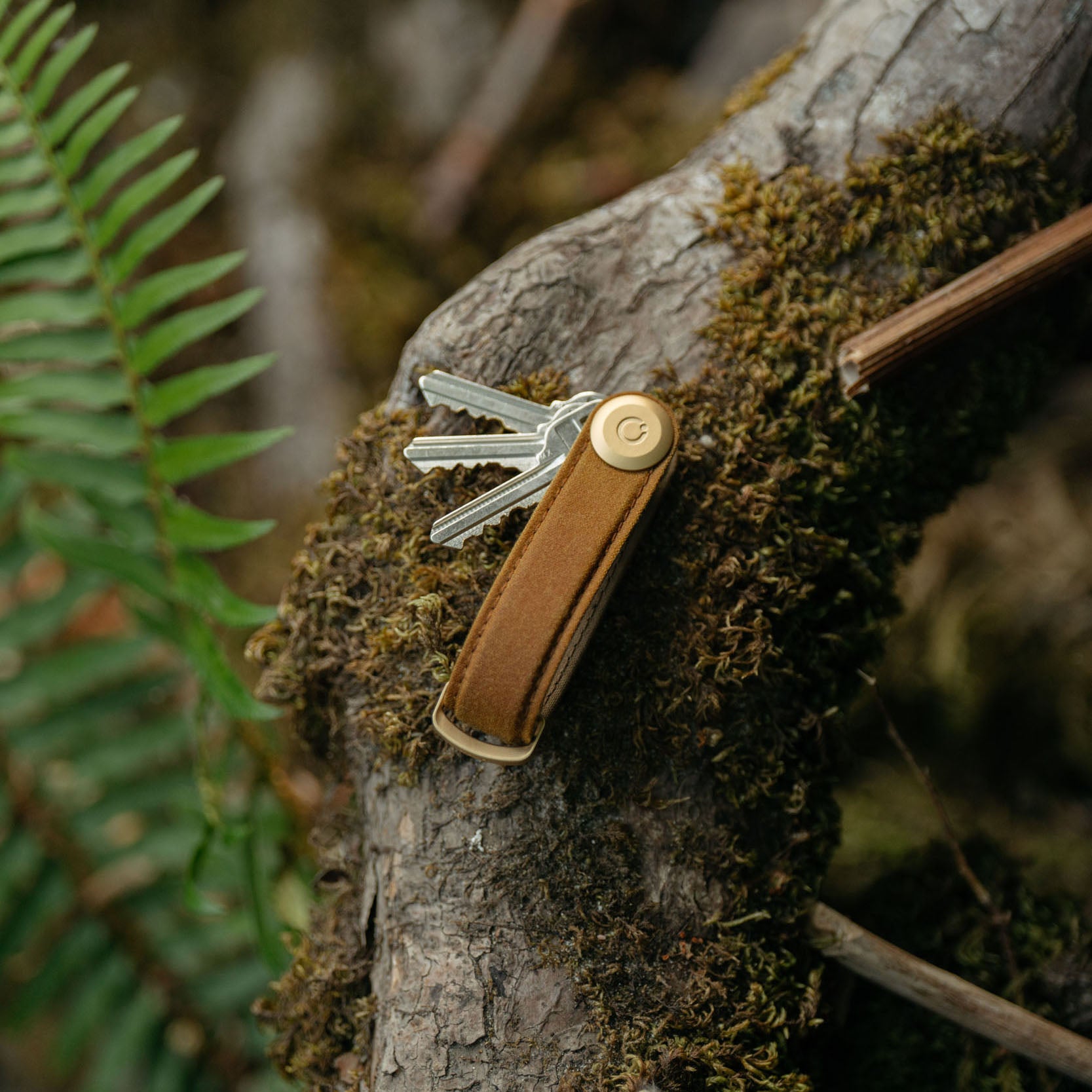 Orbitkey Key Organiser Waxed Canvas Golden Sand│art. KWC2-GSD-107│op tak in bos