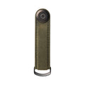 Orbitkey Waxed Canvas Sleutelhouder Khaki Green│art. KWC2-KGN-107│voorkant met witte achtergrond