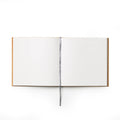 Gastenboek Geel-Beige│Printworks│art. PW00322│opengeslagen met blanco pagina's