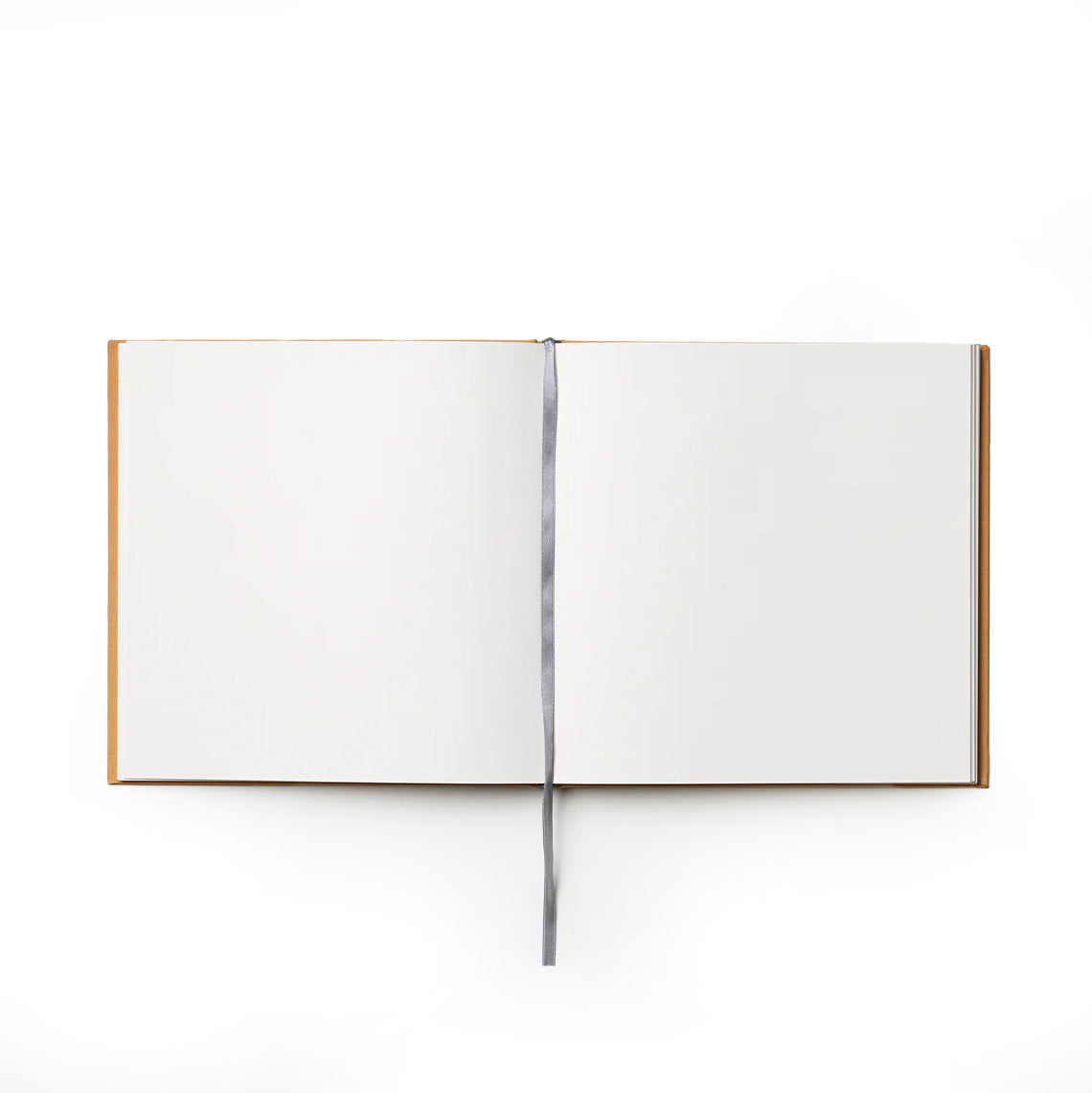 Gastenboek Geel-Beige│Printworks│art. PW00322│opengeslagen met blanco pagina's