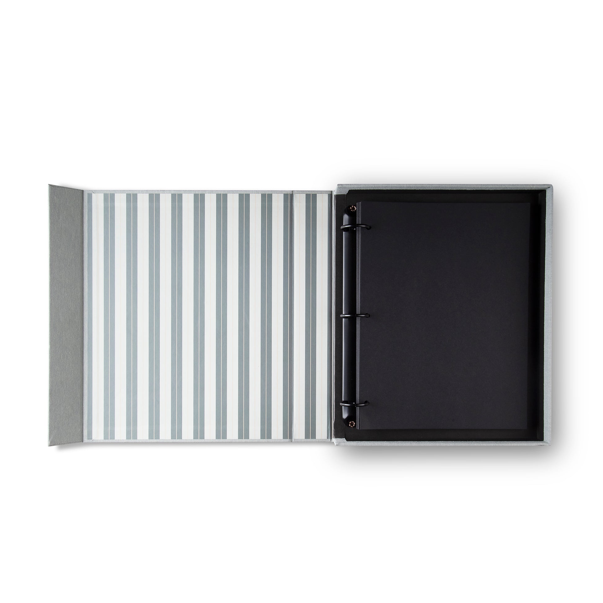 Fotoalbum Baby, it's a wild word Lichtblauw│Printworks│art. PW00520│opengeslagen met zwart fotopapier