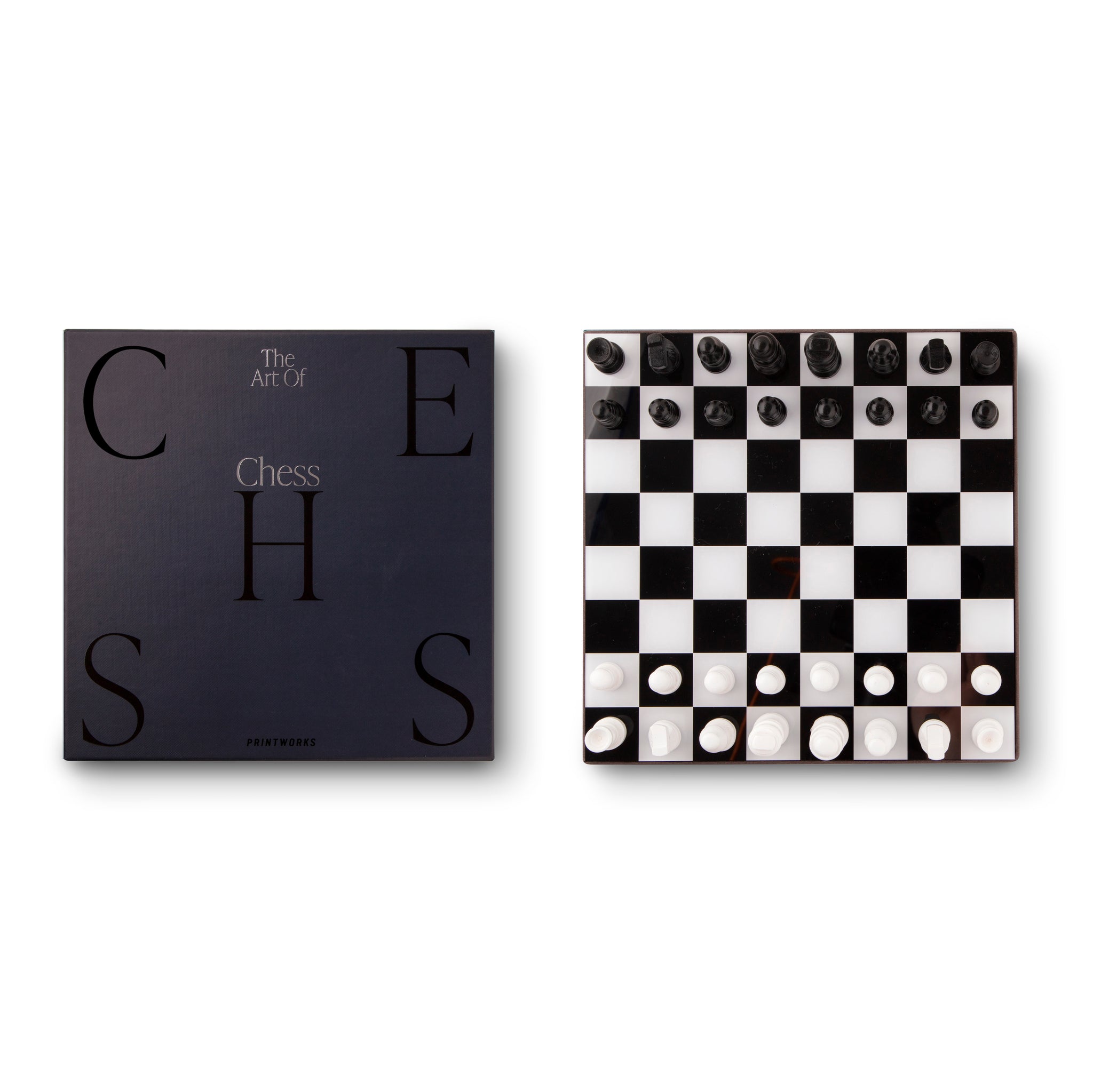 The Art of Chess Schaakspel│Printworks│art. PW00531│schaakbord naast doos