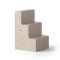 Boekensteunen Stair Cube set van 2│Printworks│Travertin en Kalksteen│PW00549│losse bookend beige