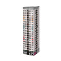 Paperscraper Plattenbau Berlin│Memoblok│vooraanzicht schuin
