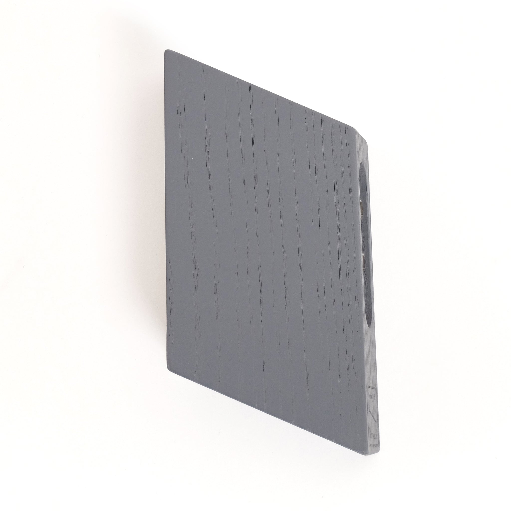 Wandhaak Parallelogram Charcoal│Umbra Shift│art. 1004437-149│zijkant rechts