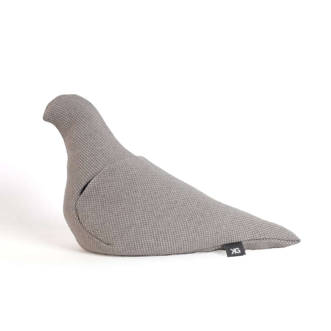 Pigeon Service Nr.1 Grijs Christien Meindertsma│zijaanzicht met witte achtergrond