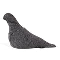 Pigeon Service stoffen duif nr.3 in beige met donkerbruin, zijaanzicht