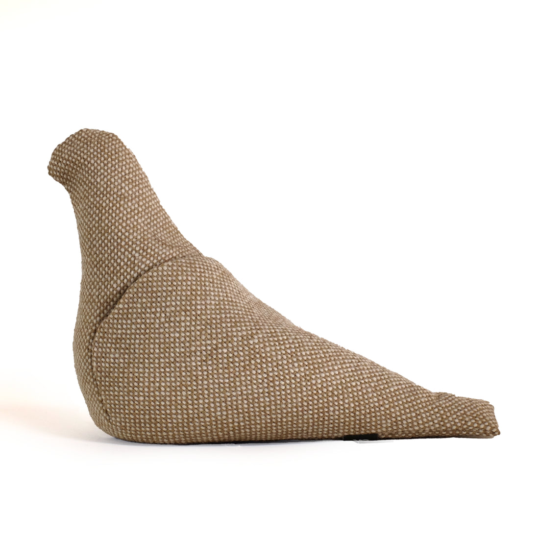 Pigeon Service stoffen duif nr.23 in beige en ecru, zijaanzicht