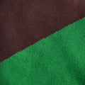 Plaid Gebreid Katoen Groen-Bruin Suite702│close-up materiaal│art. CKP130GRCH