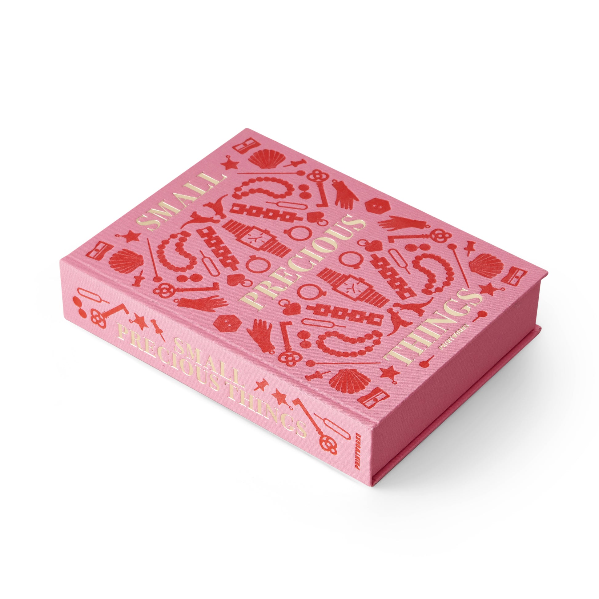 Sieradendoos Precious Things Roze│Printworks│art. PW00603│bovenaanzicht schuin 