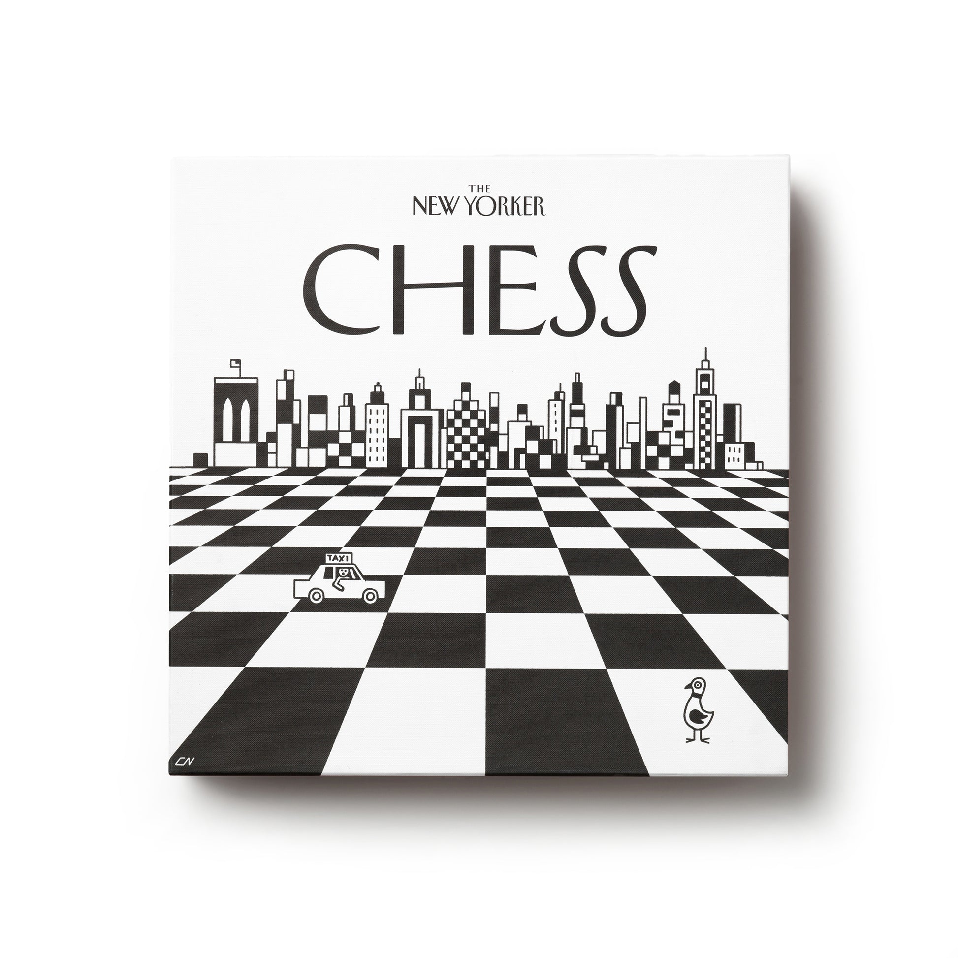 Schaakspel Chess NYC│The New Yorker x Printworks│art. PW00720│bovenaanzicht verpakking
