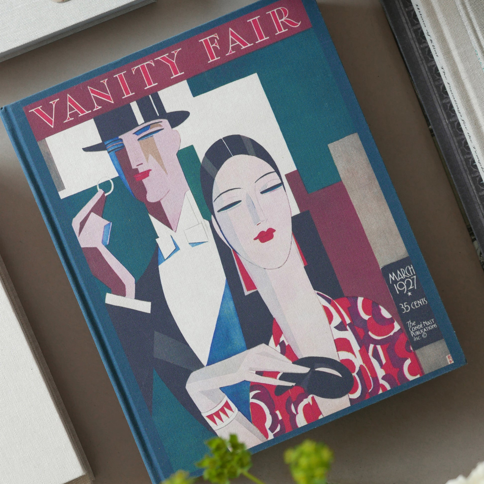 Fotoalbum Vanity Fair Cover Maart 1927│Printworks│art. PW00699│bovenaanzicht liggend op tafel