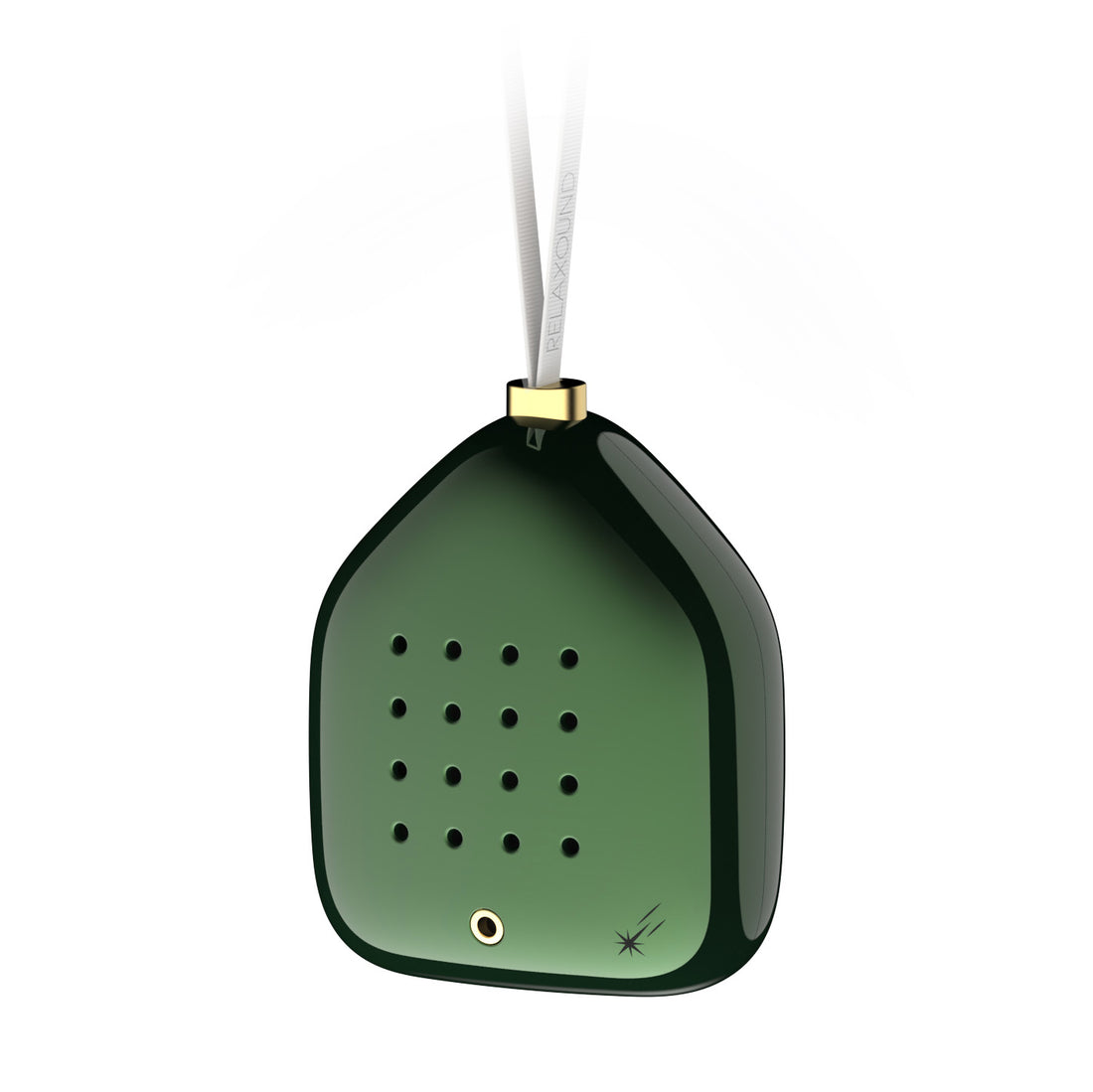 Relaxound Jinglebells Green Sparkles│art. 11RJB0105001│voorkant schuin links ingezoomd