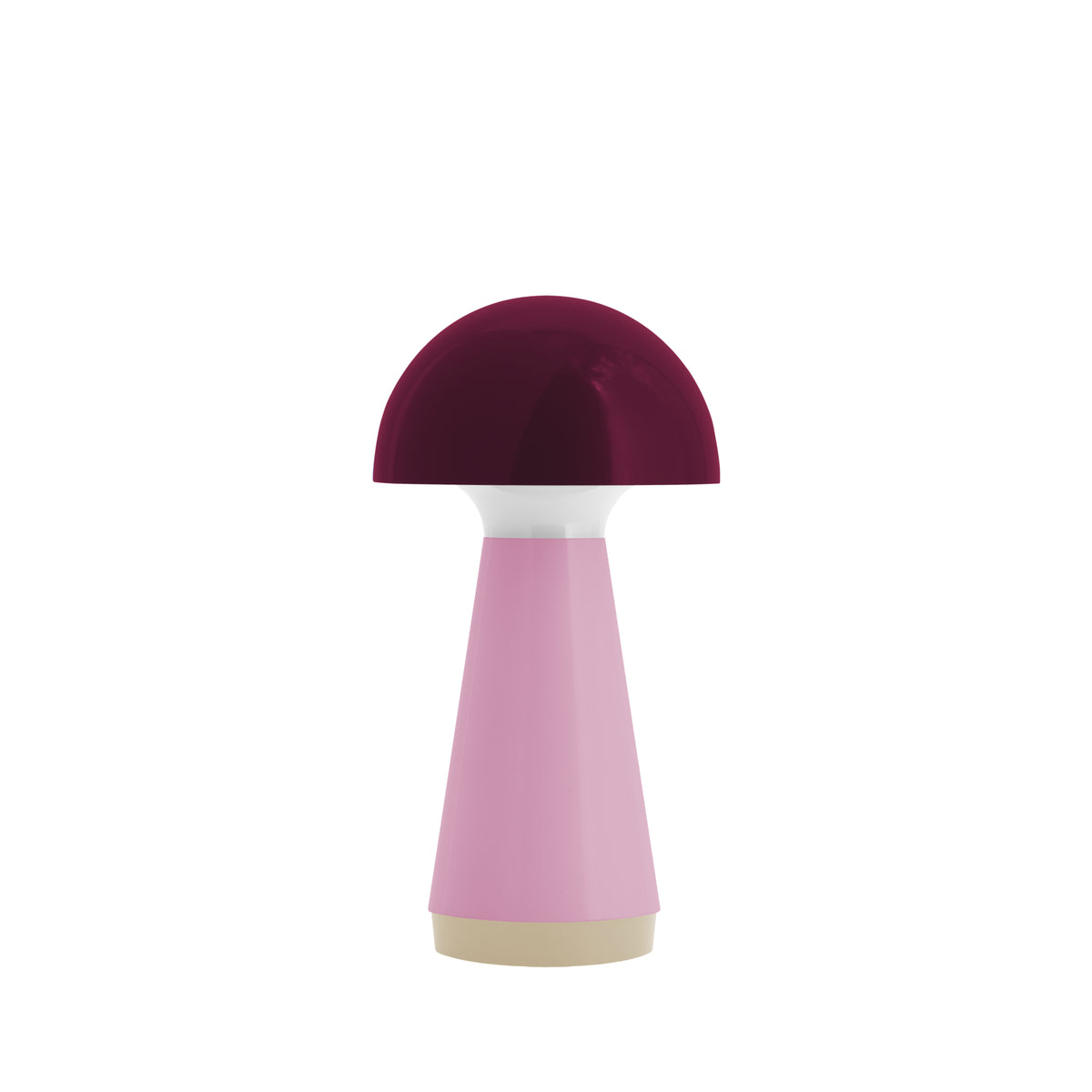 Remember Bobbi Oplaadbare LED Tafellamp | Berry | art. LB34 | vooraanzicht op witte achtergrond