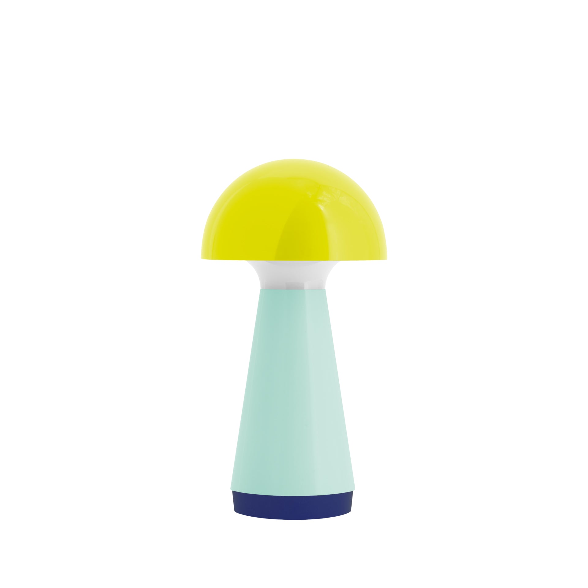 Bobbi Yellow Oplaadbare Tafellamp│art. LB30│vooraanzicht met witte achtergrond