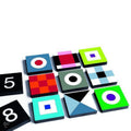 Remember Sudoku Wooden Board Game | loose tiles in a square on a white background
