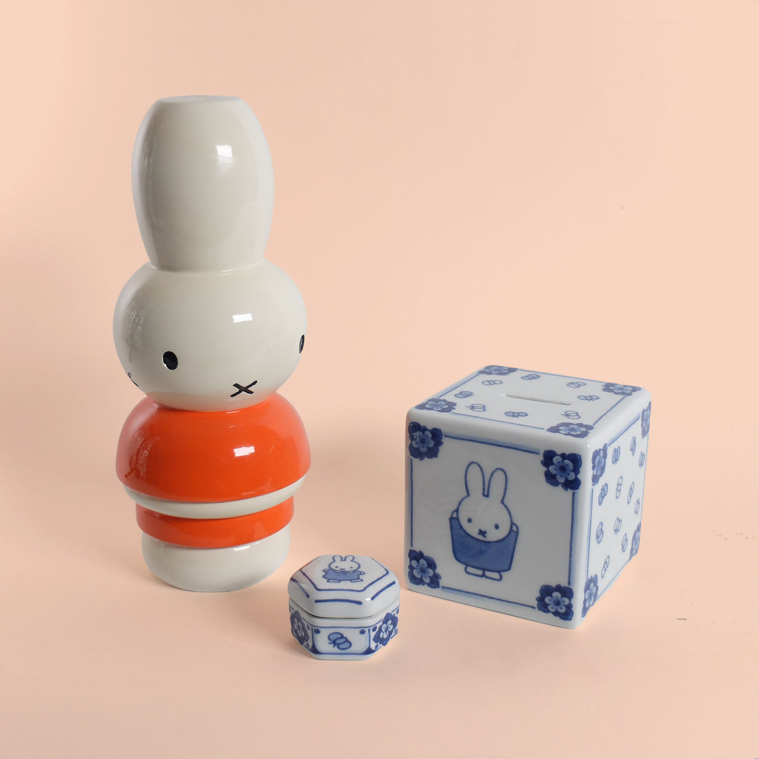 Nijntje Tandendoosje Delfts Blauw│Royal Delft│art. 46200600│deksel leunend op doosje