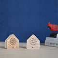 Satellitebox Rode Kardinaal Satellitebox Rode Kardinaal Eiken│Relaxound│art. 11SRC0201001│twee uitvoeringen op tafel 