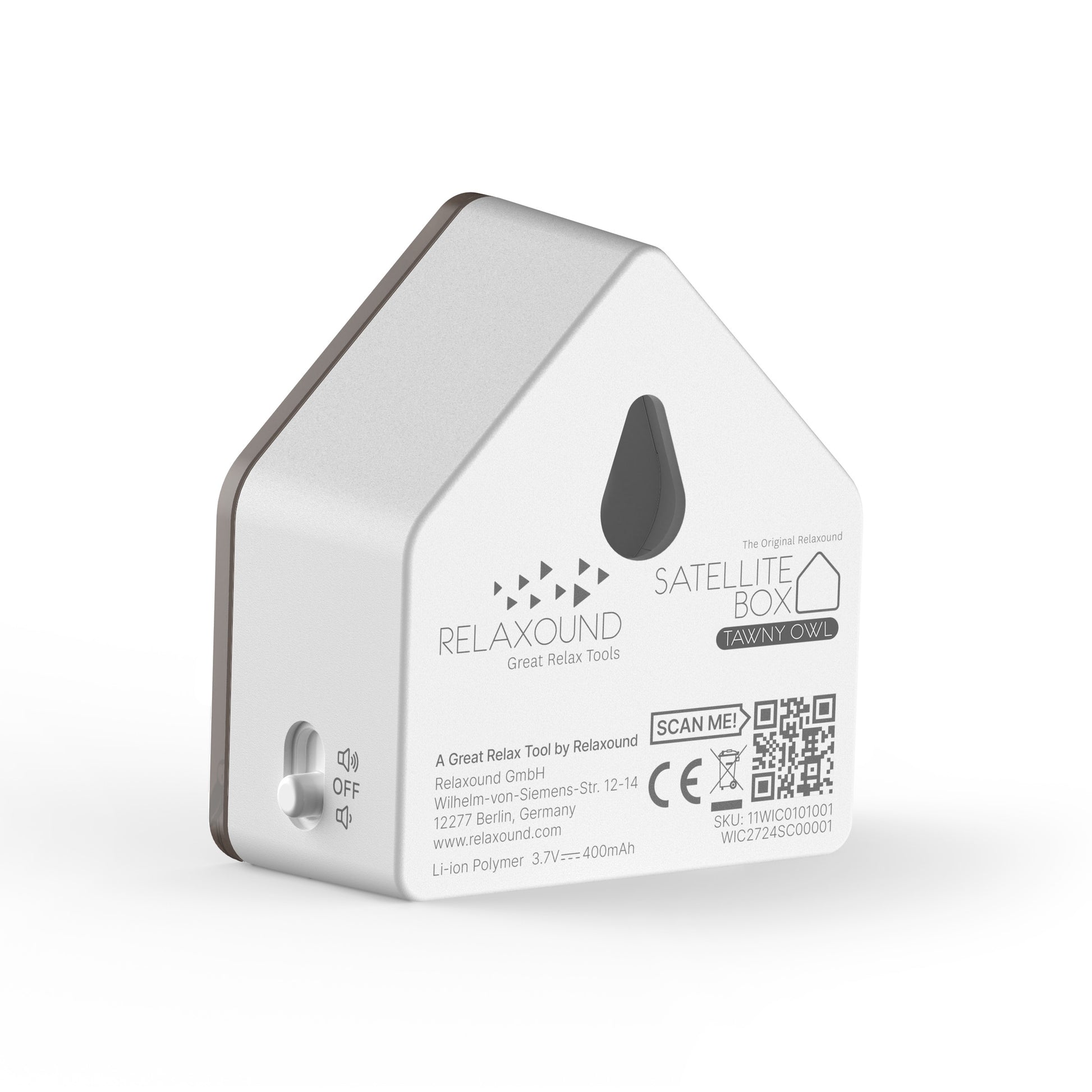 Satellitebox Bosuil Classic│Relaxound│art. 11STO0101001│achterkant