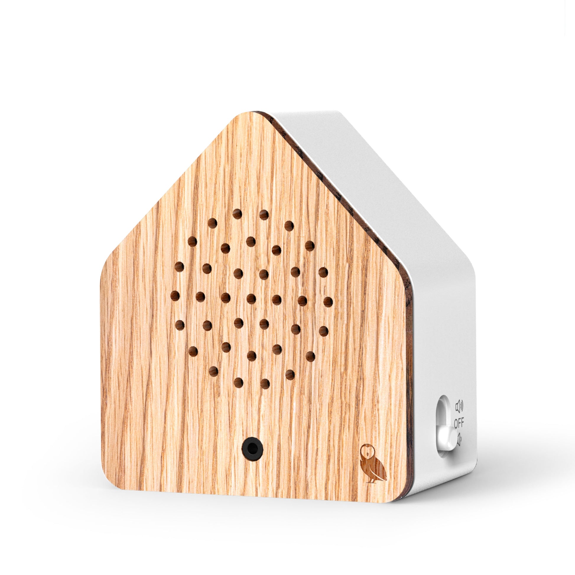 Satellitebox Bosuil Eiken│Relaxound│art. 11STO0201001│voorkant schuin