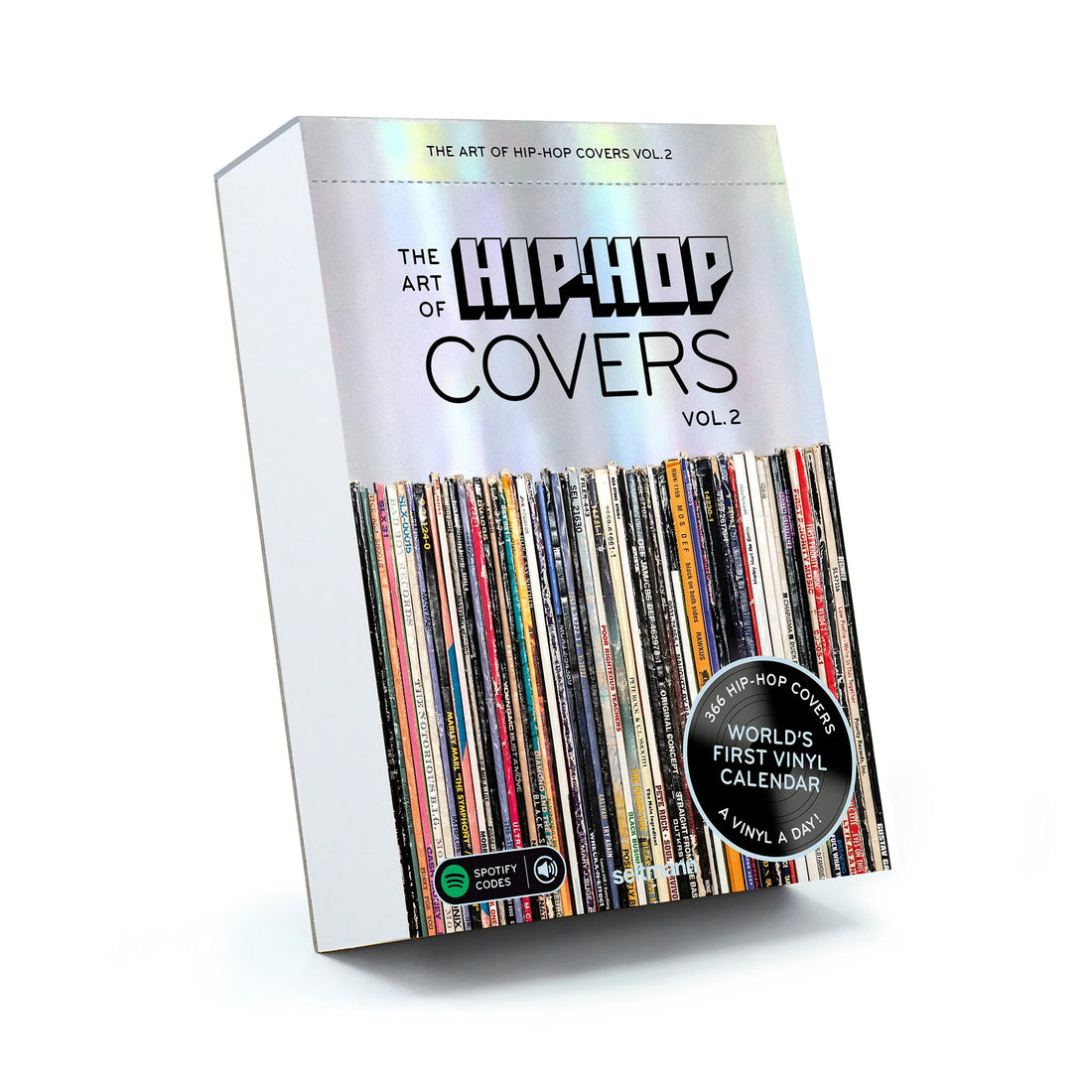 Scheurkalender the Art of Hip Hop Covers│Seltmann Publischers│vooraanzicht schuin
