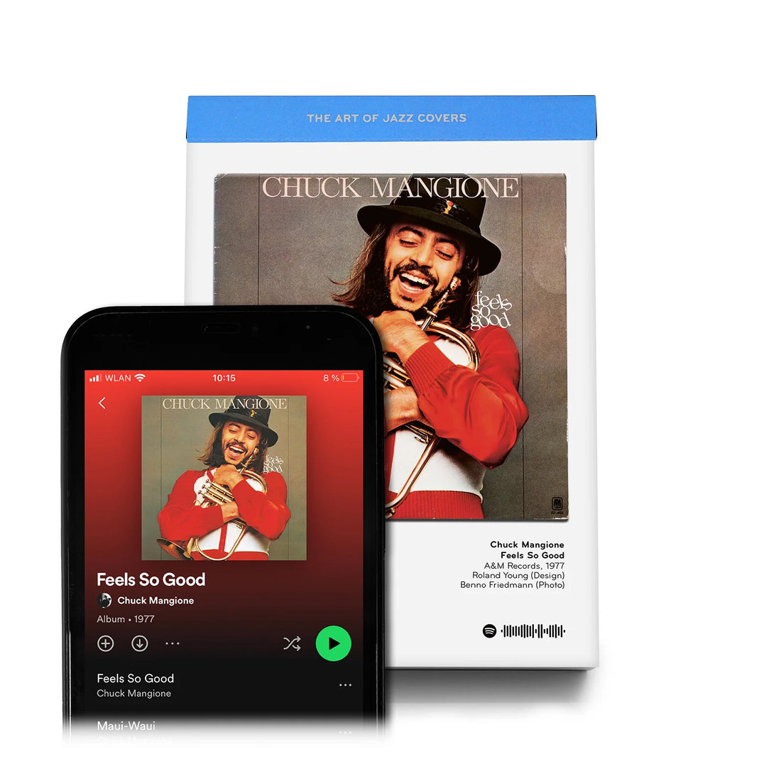 Scheurkalender The Art of Jazz Covers│Seltmann Publishers│vooraanzicht schuin