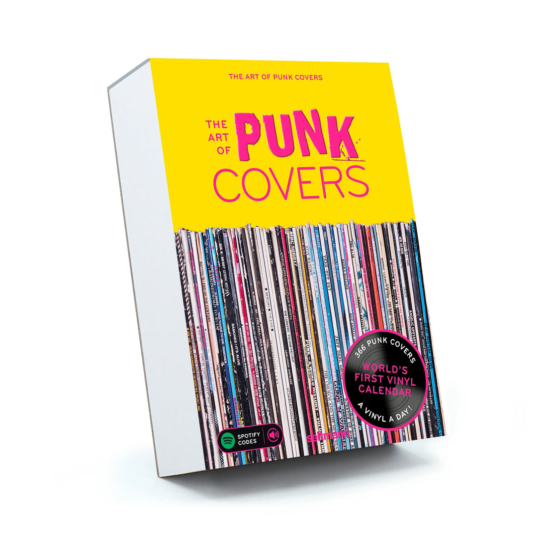 Scheurkalender The Art of Punk Covers│Seltmann Publishers│voorkant schuin